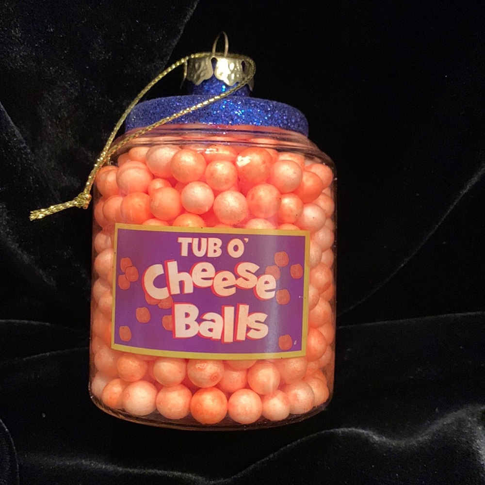 Tub O’ Cheese Balls Christmas Ornament
